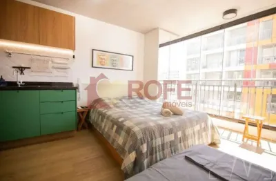 Apartamento com 1 dormitório à venda, 25 m² por r$ 580.000,00 - moema - são paulo/sp