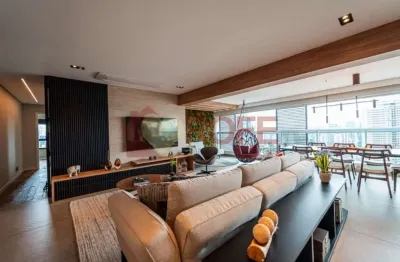 Apartamento de 179m², 4 dormitórios, sendo 1 escritório (reversível), 3 suítes e 3 vg de garagem a v