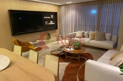 Apartamento pronto a venda com 3 suítes, 124m², na melhor localização da vila marina, lazer completo