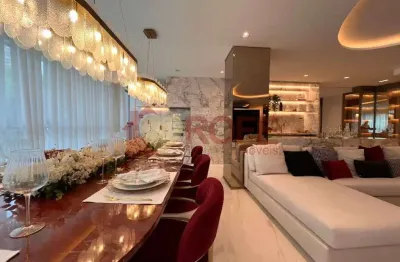 Apartamento com 3 dormitórios à venda, 162 m² por r$ 2.270.000,00 - jardim das acácias - são paulo/s