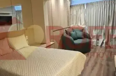 Estúdio para locação no air brooklin - todo mobiliado e com lazer completo e piscina aquecida