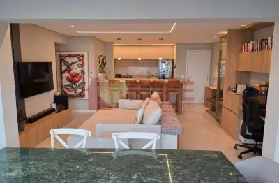 Apartamento de 82m² no air brooklin , varanda gourmet com churrasqueira, suíte com closet e lazer co