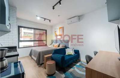 Studio 1 quarto 22m² | jardim das acácias com móveis planejados e condomínio completo