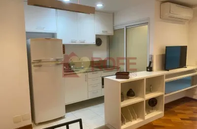 Apartamento mobiliado brooklin para locação com 50 m² 1 quarto, 1 vaga - lazer completo