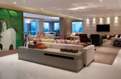 Apartamento com 4 dormitórios à venda, 370 m² por r$ 7.800.000,00 - campo belo - são paulo/sp