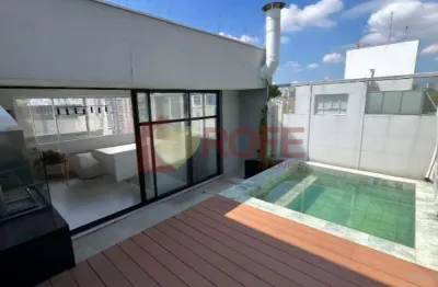 Itaim - cobertura com 2 suíte(s), 2 dormitório(s) e 2 vaga(s) de garagem, para venda e locação