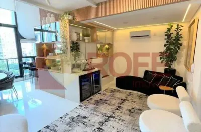 Apartamentode 105 m2 com 2 suites e 2 vagas para locação, lazer completo na vila olímpia