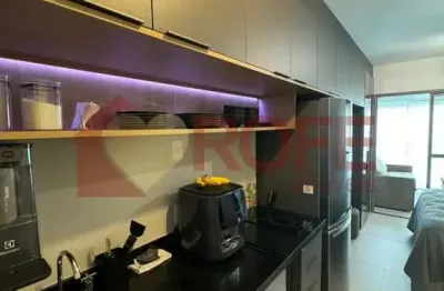 Studio mobiliado pronto para morar ou investir localização privilegiada e lazer de clube