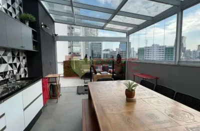 Cobertura duplex de 119 m² com 2 dormitórios sendo 1 suíte à venda em pinheiros.