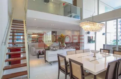 Apartamento com pé direito duplo à venda campo belo - 229 m² com 4 quartos, 4 suites, lazer completo