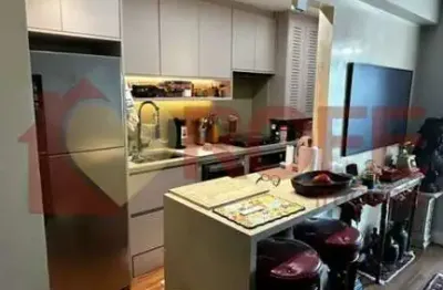 Apartamento no brooklin todo mobiliado com muitos armários e lazer completo de. pronto para morar