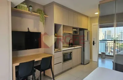 Apartamento com 1 dormitório à venda, 25 m² por r$569.000,00 - moema - são paulo/sp