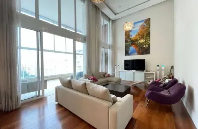 Apartamento 293 m² com pé direito duplo bairro campo belo - 4 quartos, 4 suites - lazer completo