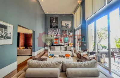 Apartamento pé direito duplo campo belo 293 m² com 3 quartos 3 suítes, 4 vagas - lazer completo