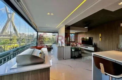 Apartamento à venda, 82m2 - r$ 1.850.000, no geo berrini, rua jean peltier, 311, brooklin, são paulo