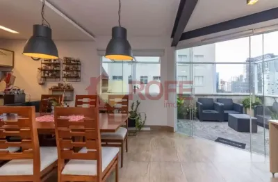 Cobertura em excelente localização na vila olímpia com 2 quartos sendo uma suíte