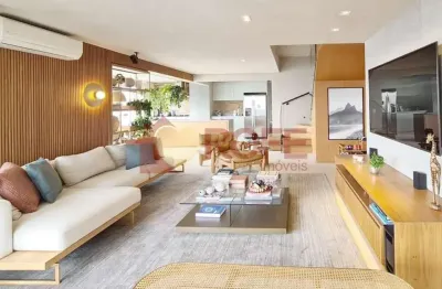 Cobertura com 3 dormitórios à venda, 230 m² por r$ 4.700.000,00 - brooklin - são paulo/sp