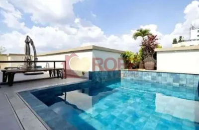 Cobertura campo belo com 340 m² 4 dormitórios à venda, bairro campo belo - são paulo/sp