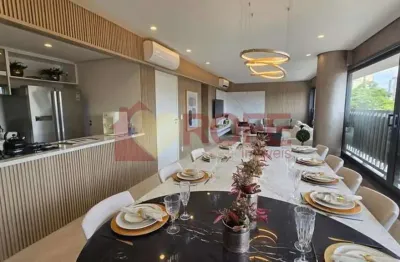 Apartamento 130 m² com 3 quartos, 3 suites, 2 vagas fixas à venda, bairro brooklin - lazer completo