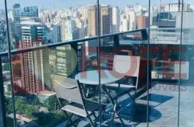 Cobertura com 1 dormitório à venda, 70 m² por r$ 2.300.000,00 - faria lima - são paulo/sp