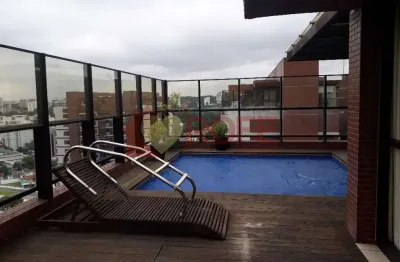 Cobertura à venda, 505 m² por r$ 6.600.000,00 - chácara santo antônio - são paulo/sp
