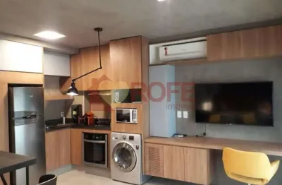 Apartamento com 1 dormitório totalmente mobiliado!               ara alugar, 33 m² por r$ 5.504/mês