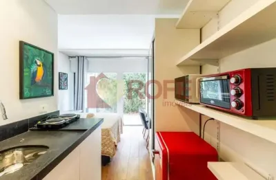 Studio com 1 dormitório para alugar, 25 m² por r$ 3.750,01/mês - jardim das bandeiras - são paulo/sp