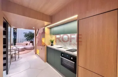 Apartamento com 1 dormitório à venda, 41 m² por r$ 760.000,00 - brooklin - são paulo/sp