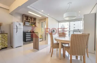 Apartamento de 2 dormitórios para locação no brooklin. são 69m². 2 quartos, 1 suíte. totalmente mobi