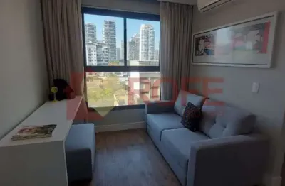 Apartamento com 1 dormitório para alugar, 31 m² por r$ 4.420,00/mês - brooklin - são paulo/sp