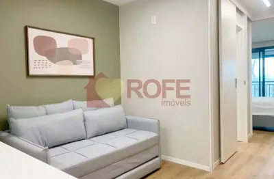 Apartamento novo para venda no brooklin. totalmente mobiliado, pronto para morar. andar alto. 1 vaga