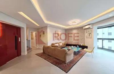 Cobertura com 4 dormitórios à venda, 310 m² por r$ 4.100.000,00 - campo belo - são paulo/sp
