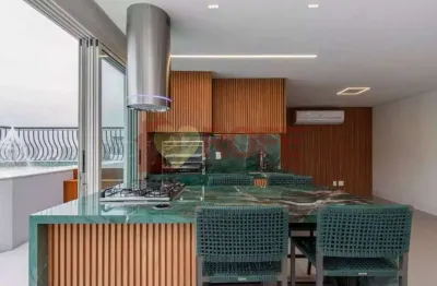 Cobertura com 3 suites, 3 vagas à venda, 212 m² por r$ 4.490.000,00, lazer completo - moema pássaros