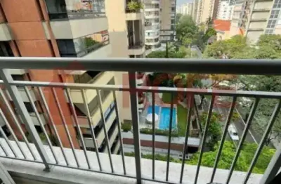 Apartamento com 1 dormitório à venda, 20 m² por r$ 420.000,00 - moema - são paulo/sp