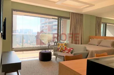 Apartamento com 1 dormitório à venda, 43 m² por r$ 799.000,00 - brooklin - são paulo/sp
