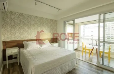 Studio com 1 dormitório para alugar, 26 m² por r$ 3.250,00/mês - campo belo - são paulo/sp