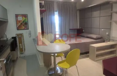 Apartamento studio para locação, 35m², studio, mobiliado, 1 vaga de garagem. campo belo.