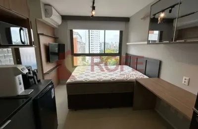 Studio mobiliado para venda ou locação no campo belo, 22m²  sem vaga