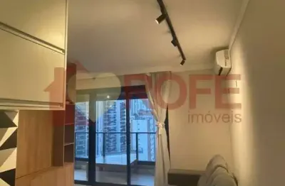 Studio mobiliado de 36 m² no campo belo/ andar alto e excelente localização