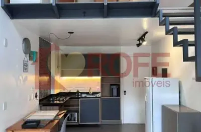 Apartamento duplex, 33m², venda/locação, mobiliado, 1 suíte, 1 vaga. moema
