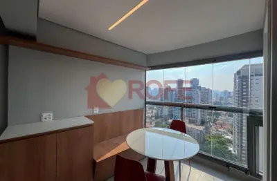 32m² 1 suíte 1 vaga  eletros, tv, ar-condicionado, totalmente mobiliado e decorado! air brooklin to