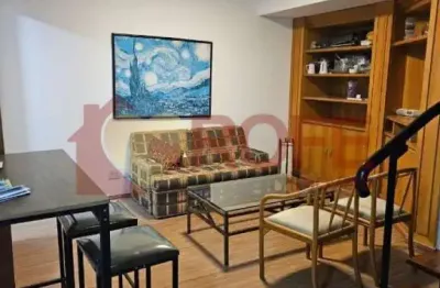 Apartamento duplex com 1 dormitório para alugar, 75 m² por r$ 6.900,00/mês - moema - são paulo/sp