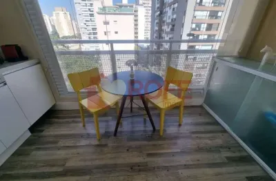 Apartamento com 1 dormitório para alugar, 30 m² - campo belo - são paulo/sp