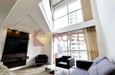 Apartamento duplex com 1 dormitório à venda, 65 m² por r$ 1.300.000,00 - vila nova conceição - são p