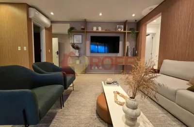 125m² distribuídos em 3 dormitórios sendo 3 suítes, 4 banheiros