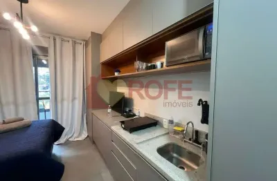 Studio - 27 m² - mobiliado - brooklin - ao lado do metrô brooklin