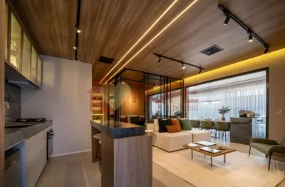 Apto a venda em moema 2 dorms 1 suíte e 1 vaga. prédio novo com azer completo