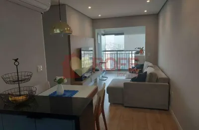 Cond z ibirapuera - apto a venda em prédio novo - mobiliado 1 suíte 1 vaga 45m² andar alto