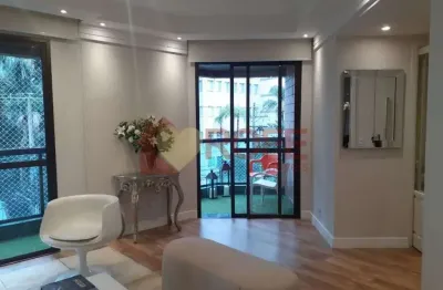 Apartamento para locação  - mobiliado - 121 m² a.u. - 4 dormitórios - campo belo