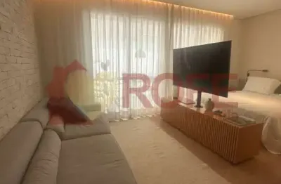 Apartamento com 1 dormitório à venda, mobiliado com 42 m² - brooklin - são paulo/sp.